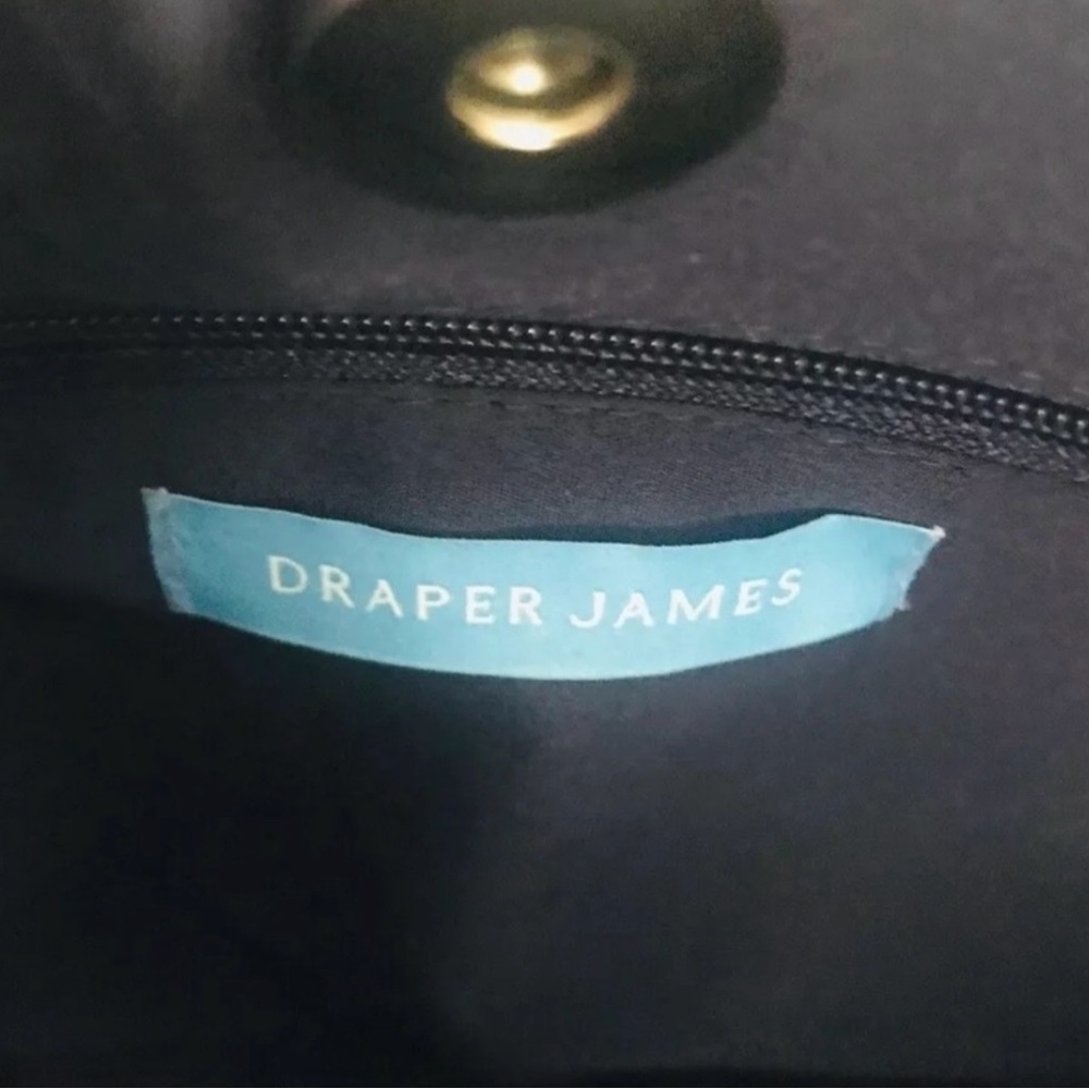 Draper James NWOT Woven Straw Tote with Floral Scarf - Picture 4 of 5